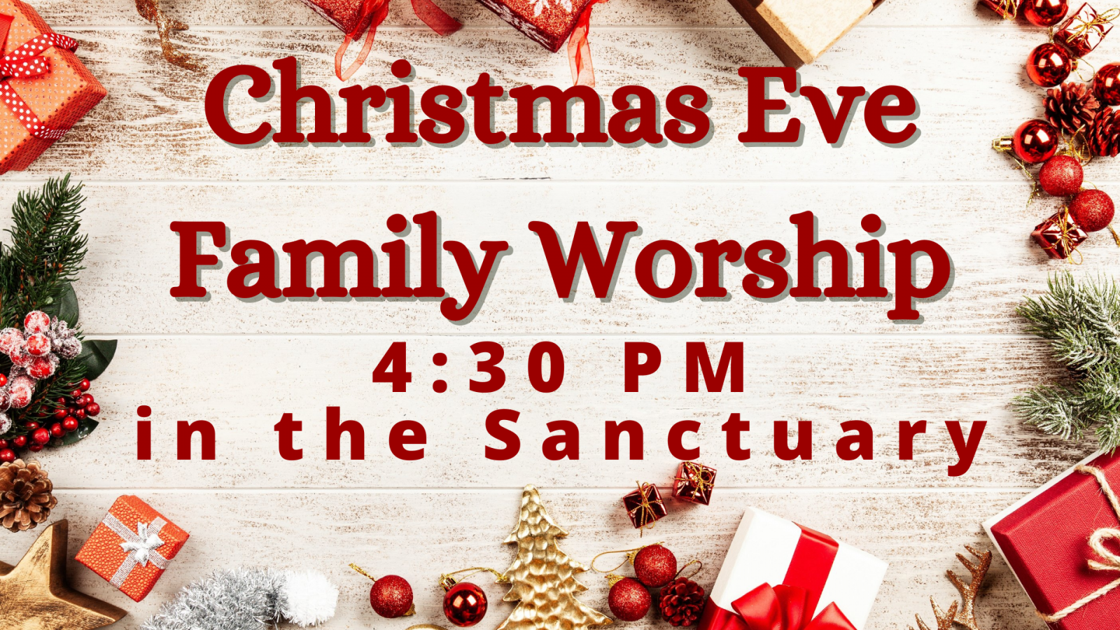 Christmas Eve Family Worship
